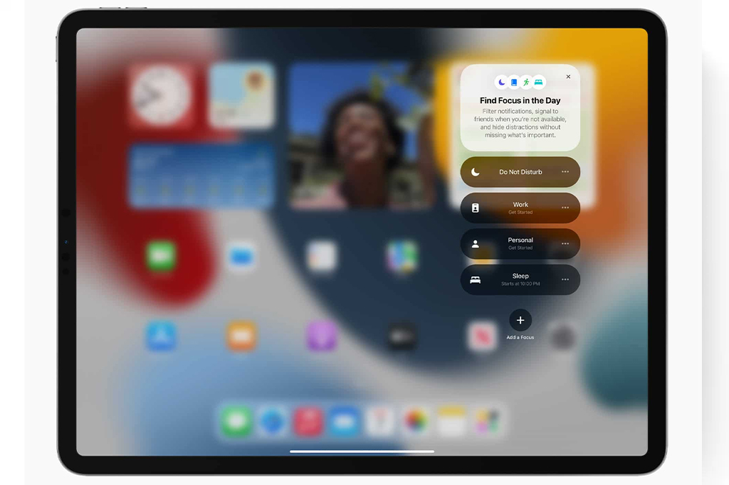 Focus trong iPadOS 15