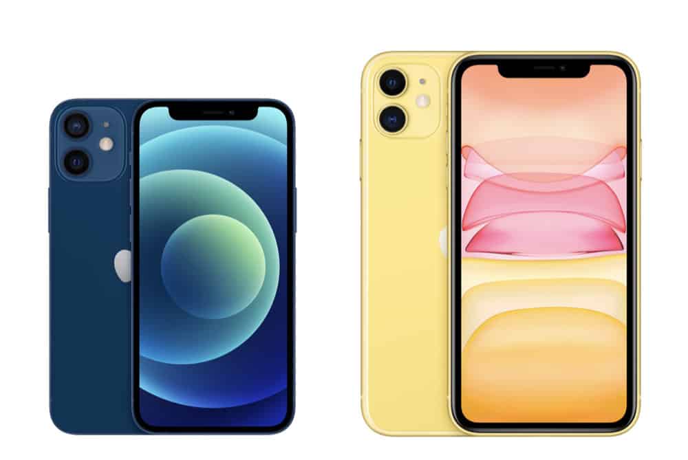 Camera iPhone 12 mini và iPhone 11