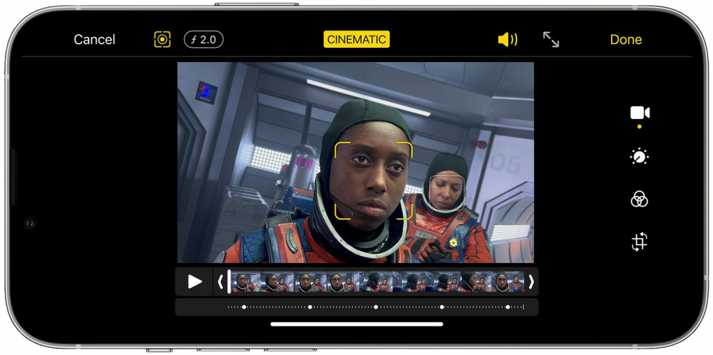 Chế độ điện ảnh trên iPhone 12 Pro