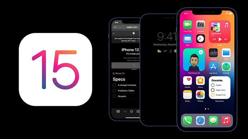 iPhone 13 Pro Max 256GB-Sắp xếp ứng dụng thông minh, nâng cấp nhiều tính năng trên hệ điều hành iOS 15
