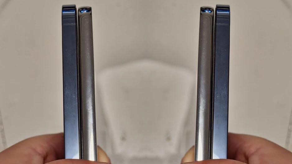 thiết kế điện thoại phẳng và cong