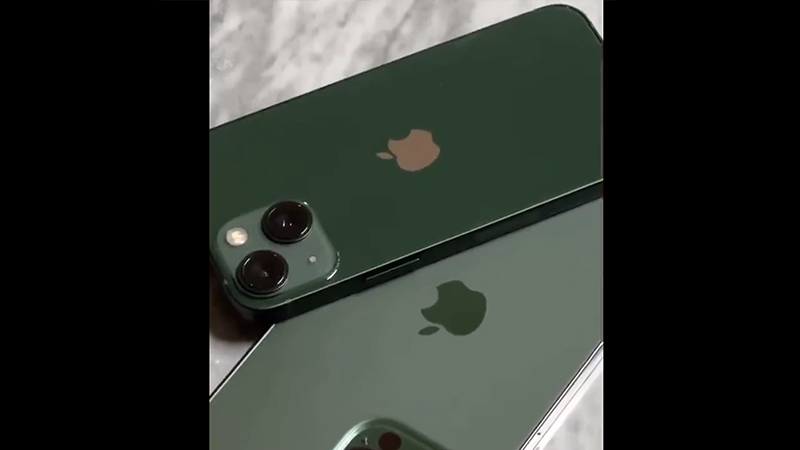 iPhone 13 xanh lá cây