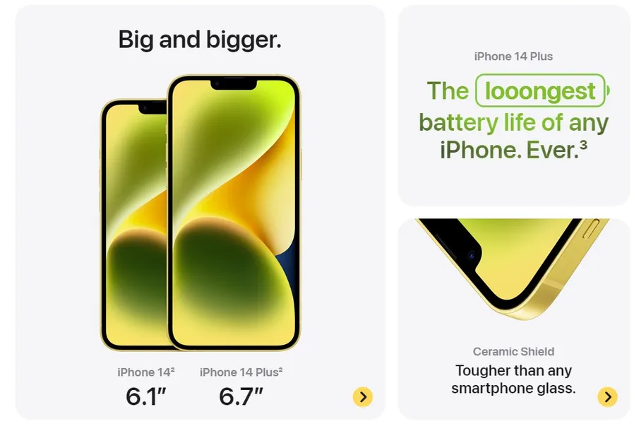 iPhone 14 màu vàng ra mắt, cho đặt trước từ 10/3