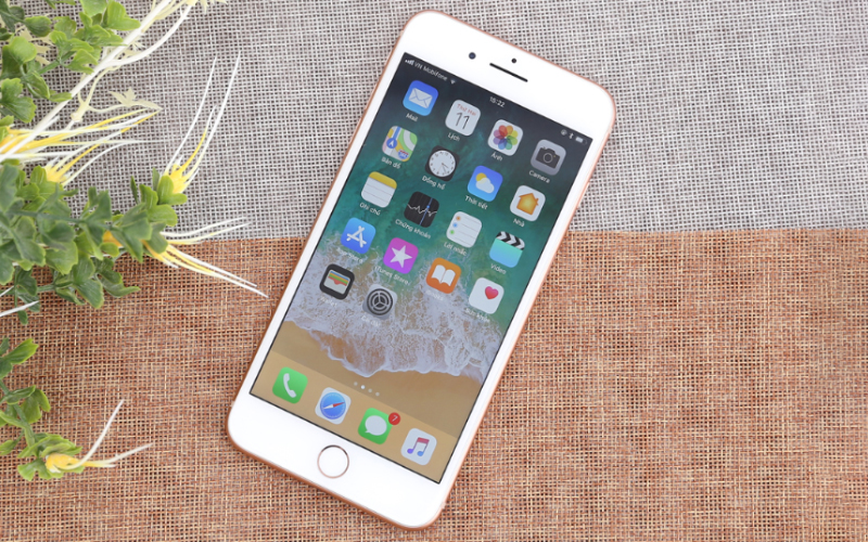 iPhone 8 Plus 64GB được trang bị màn hình 5.5 inch, độ phân giải 1080 x 1920 pixels có mật độ điểm ảnh cao và sắc nét.