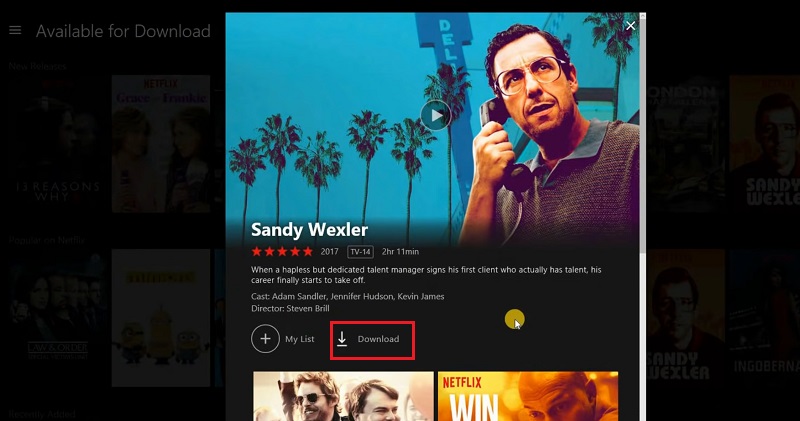 Xem phim ở chế độ offline