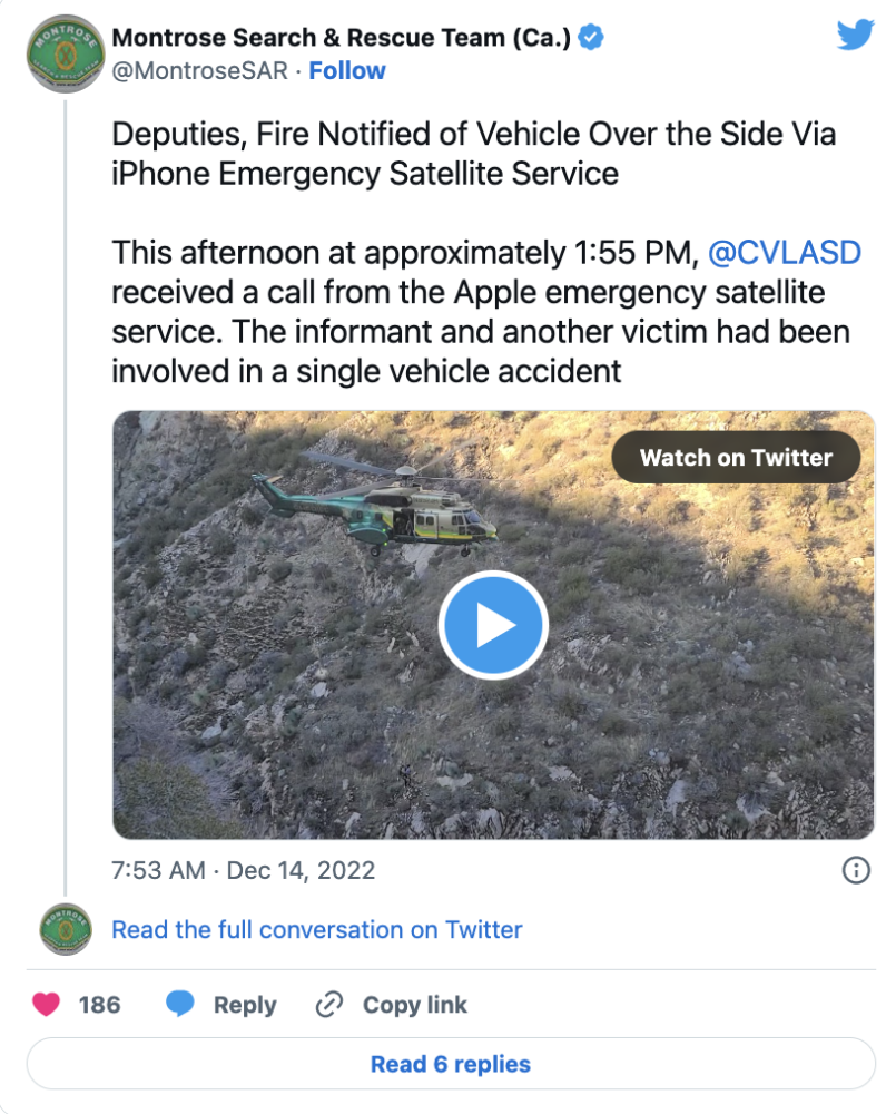 Khẩn cấp qua vệ tinh trên iPhone 14