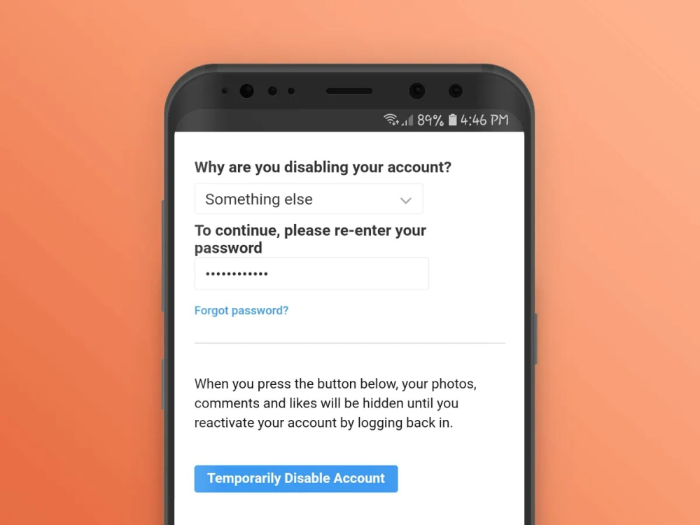 khoá instagram trên iphone