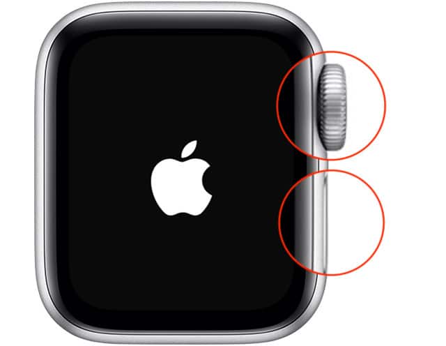 Hard reset Apple Watch