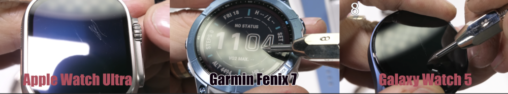 Kiểm tra độ xước của Apple Watch Ultra