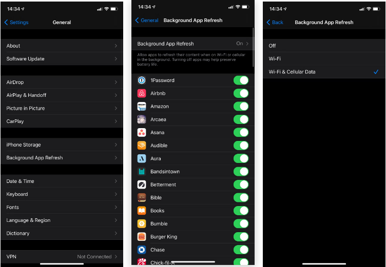 Làm mới ứng dụng nền trên smartphone là gì và cách sử dụng?