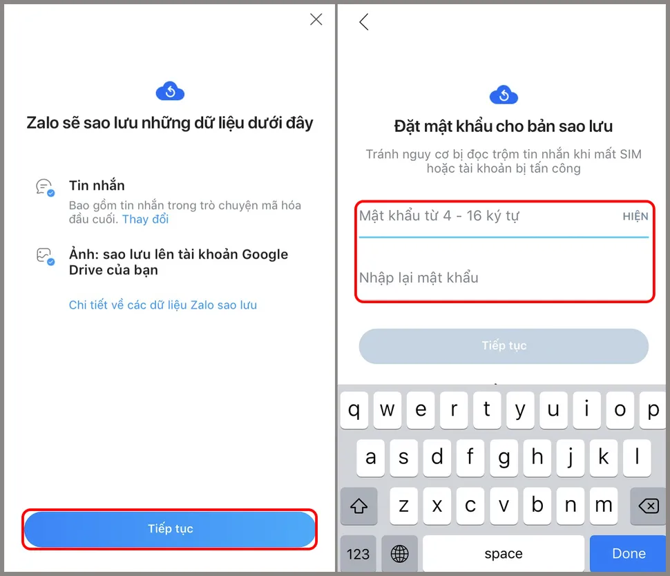Cách khôi phục hình ảnh Zalo trên iPhone
