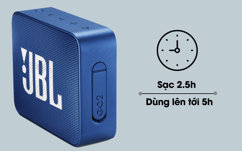 Loa Bluetooth JBL GO 2 thời lượng pin cao