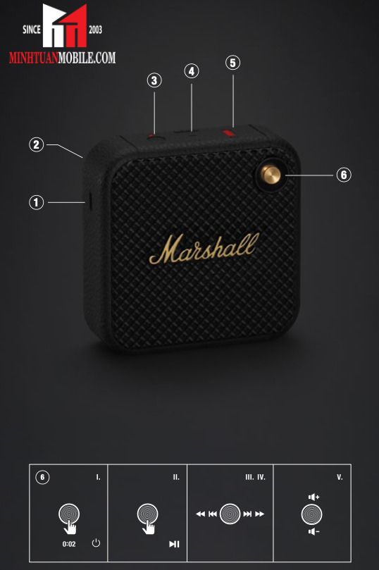 Loa Bluetooth Marshall Willen