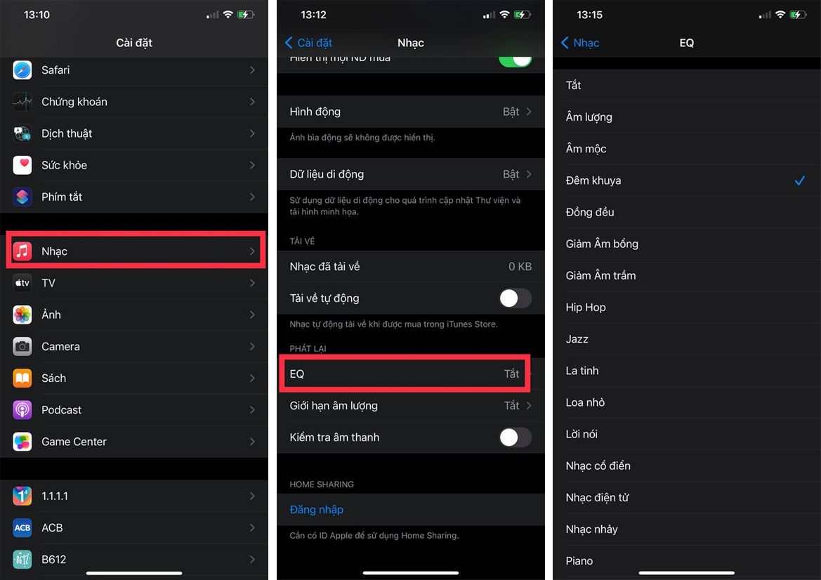 Loa iPhone bị rè, khắc phục bằng cách chỉnh bộ lọc âm