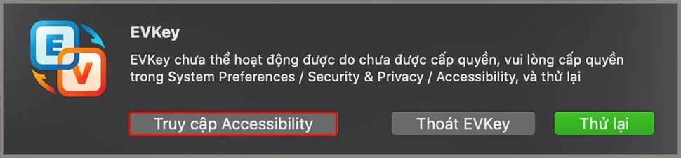 Cài đặt phần mềm gõ tiếng Việt EVkey cho MacBook