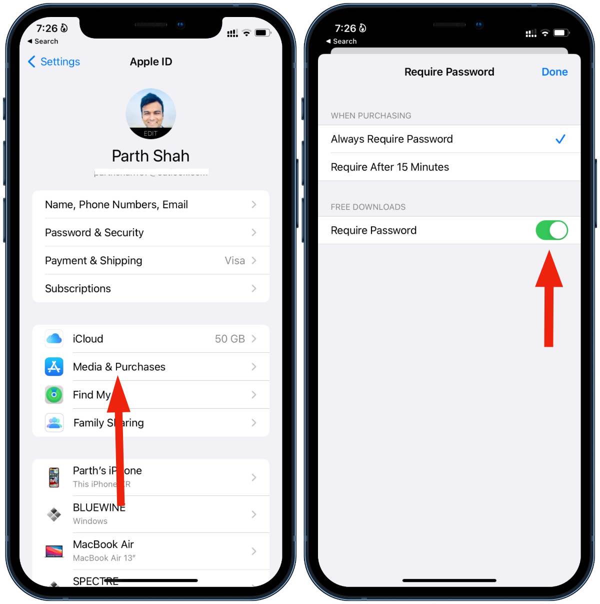 vô hiệu hóa yêu cầu mật khẩu