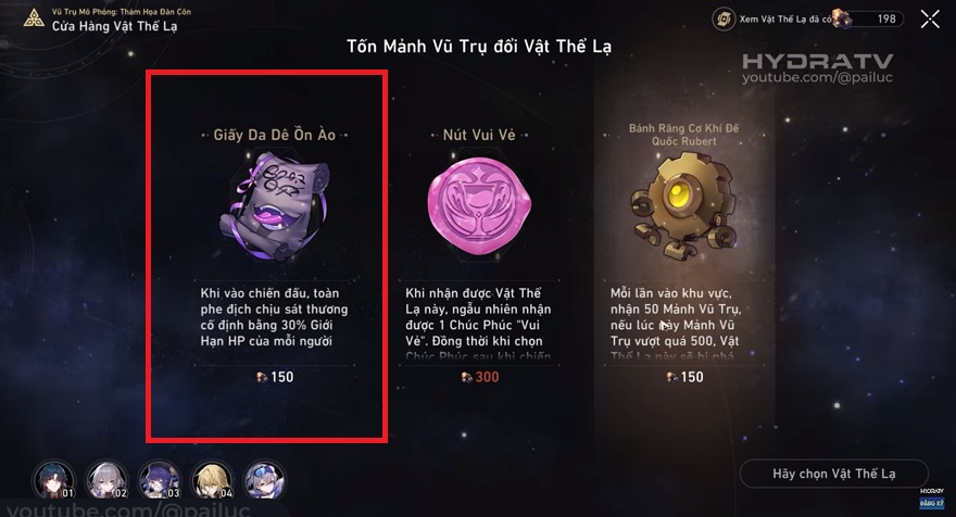 Lựa chọn giấy da dê ồn ào cho Vi diện 3