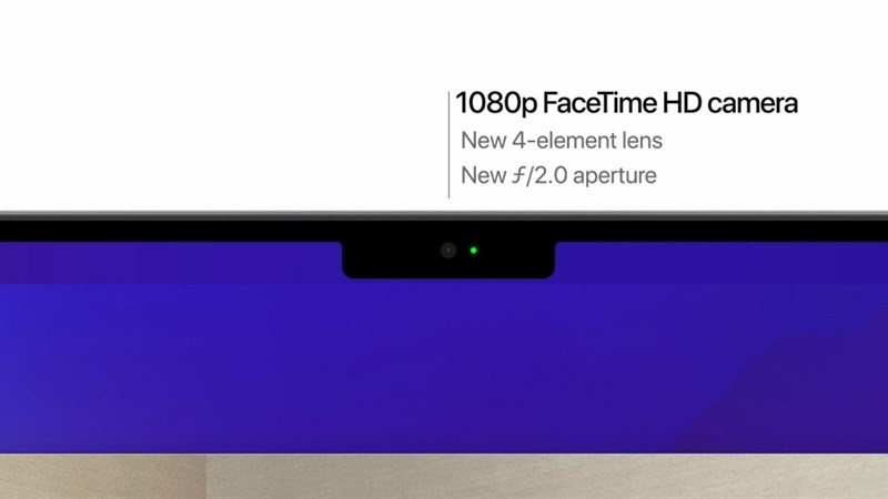 MacBook Pro 16 inch 2021 lần đầu được nâng cấp độ phân giải cực cao 1080p