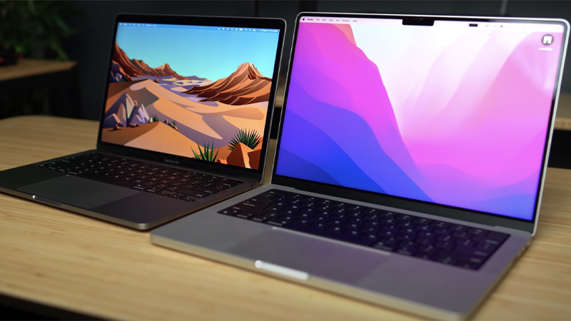 So sánh MacBook Pro M1 so với MacBook Pro M1 Pro