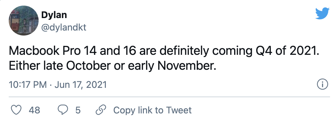 Rò rỉ từ Dylandkt