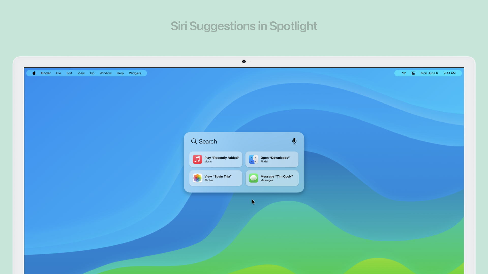 Siri + Spotlight