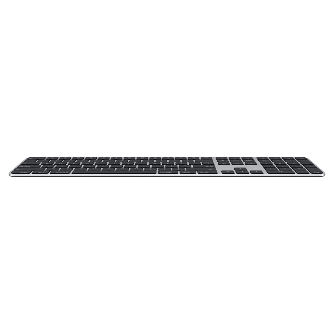 Magic Keyboard 2022 được xây dựng dựa trên sự tối giản tuyệt đối với khung nhôm nguyên khối bo cong tuyệt đẹp. Bản phím đen giúp tạo điểm nhấn tương phản với màu bạc của khung nhôm tạo nên một sản phẩm thanh lịch và chuyên nghiệp trên bàn làm việc, học tập của bạn.