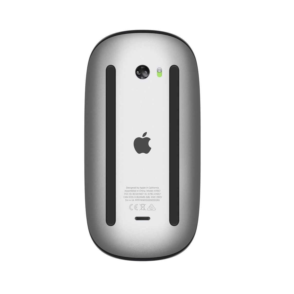 Magic Mouse 2022 được thiết kế không dây sạc qua cổng Lightning thay vì dùng pin như trước.&nbsp;Thiết kế thân máy thanh thoát,&nbsp;được tối ưu hóa cho phép chuột lướt nhẹ nhàng trên bàn của bạn. Bề mặt Multi-Touch sang trọng và tiện lợi, giúp bạn&nbsp;thực hiện các cử chỉ đơn giản như vuốt giữa các trang web và cuộn qua các tài liệu.