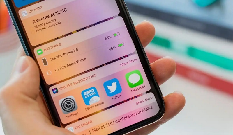 Sử dụng chức năng Today view trên màn hình khóa iPhone