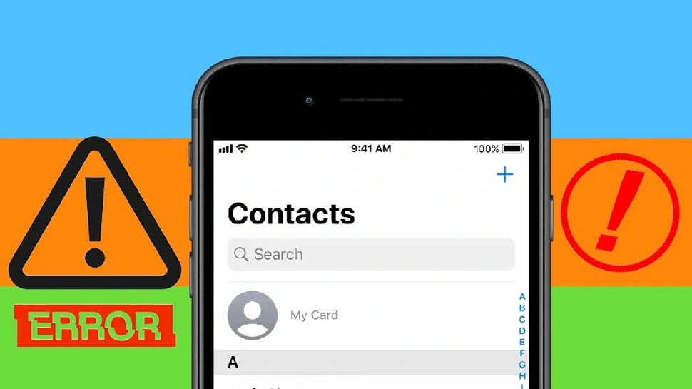 iPhone mất danh bạ