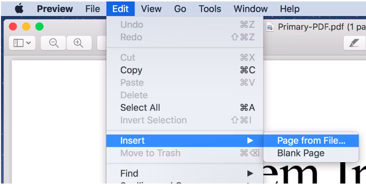 Tổng hợp các tệp PDF bằng bản xem trước