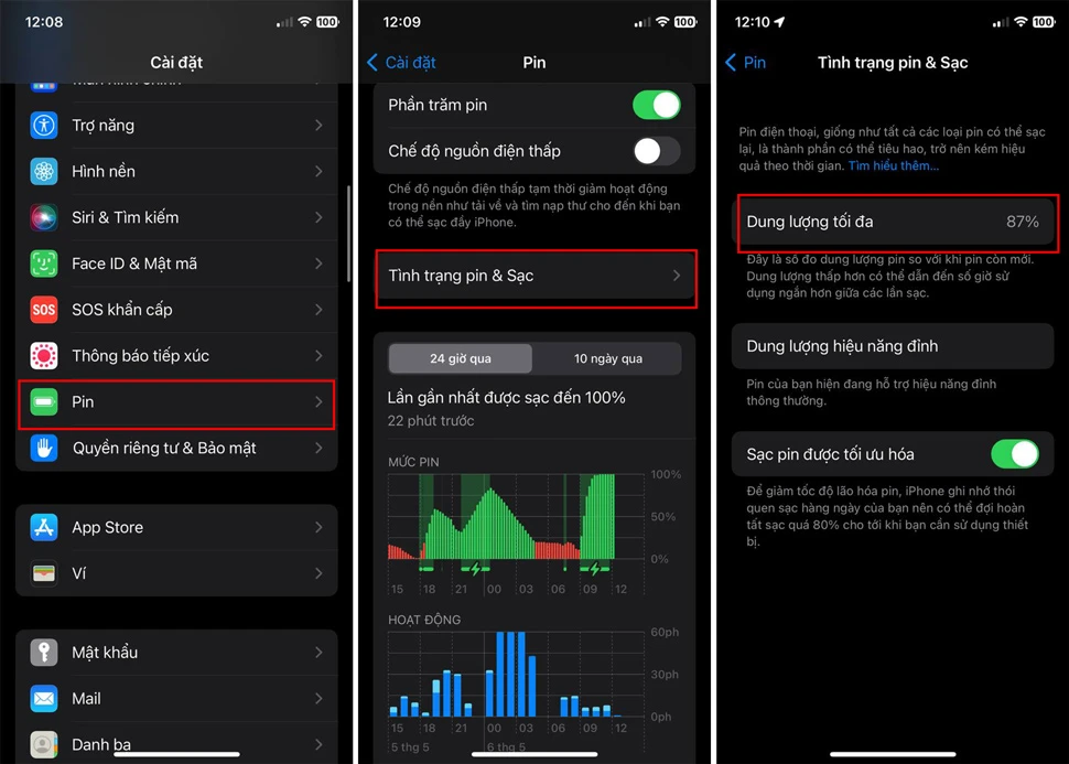 Mẹo kiểm tra pin iPhone đã bị thay chưa