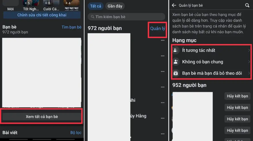 Mẹo lọc bạn bè nhanh chóng trên Facebook