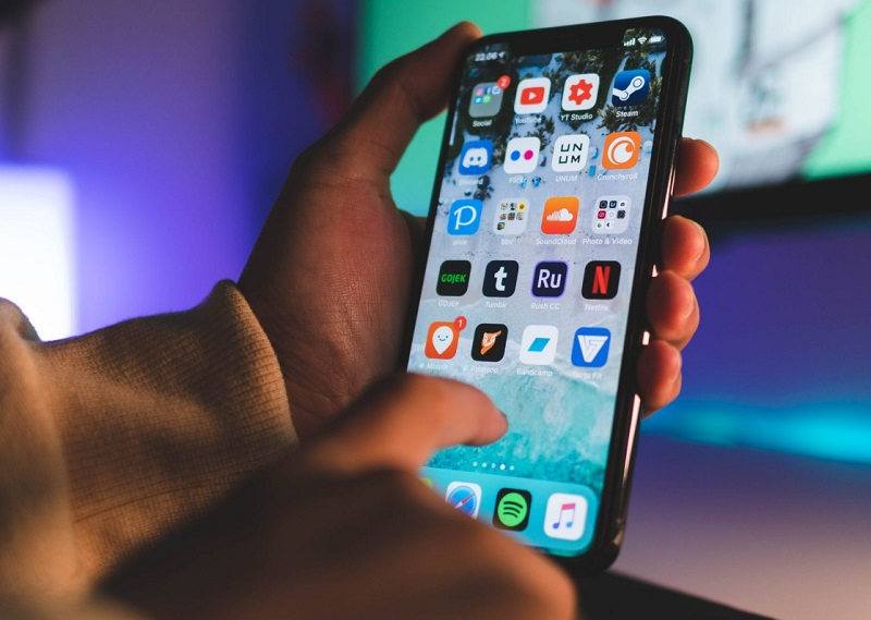 Thư viện ứng dụng trên iPhone nằm ở cuối trang iPhone