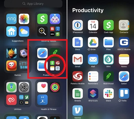 Dấu hiệu nhận biết của Thư viện ứng dụng 