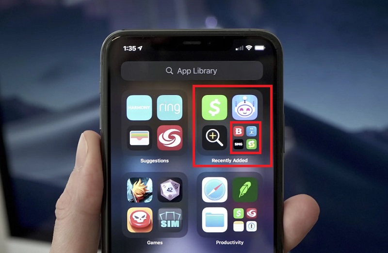 mở một thư mục trong Thư viện ứng dụng rất đơn giản 