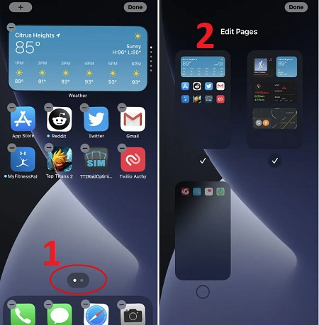 Cách xóa các trang ứng dụng khỏi Màn hình chính