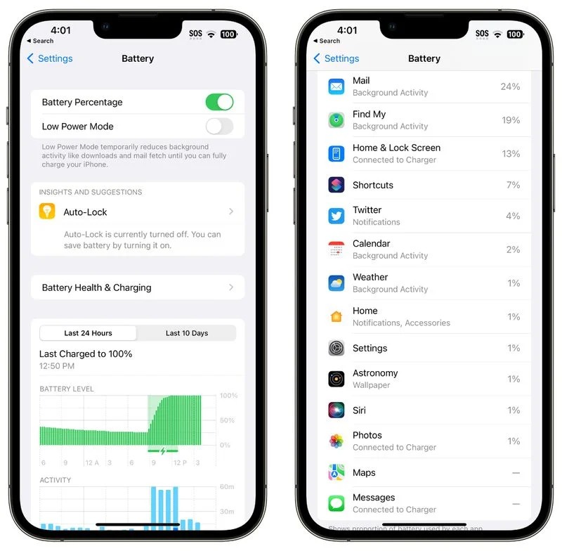15 mẹo giúp pin hạn chế hao pin và kéo dài thời lượng pin iPhone cả ngày trên iOS 16 