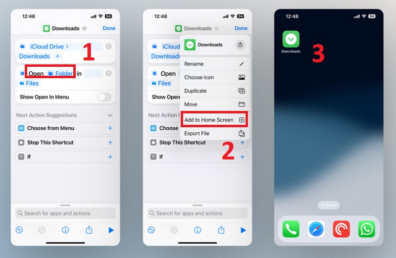 Cách tạo lối tắt giúp bạn tìm kiếm các tệp tin tải xuống dễ dàng