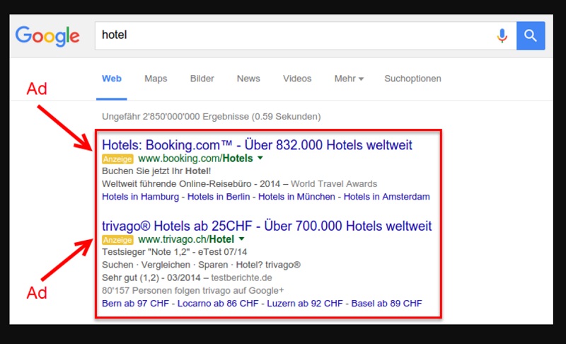 Các địa chỉ URL quảng cáo có thể điều hướng bạn đến các trang web lừa đảo (Hình ảnh minh họa)