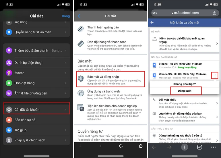 Mẹo xoá tài khoản Messenger trên iPhone