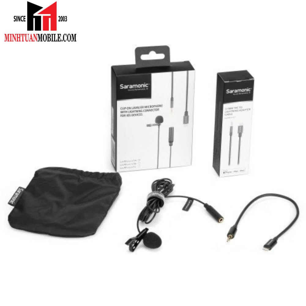 Micro thu âm kẹp áo Saramonic LavMicro U1A