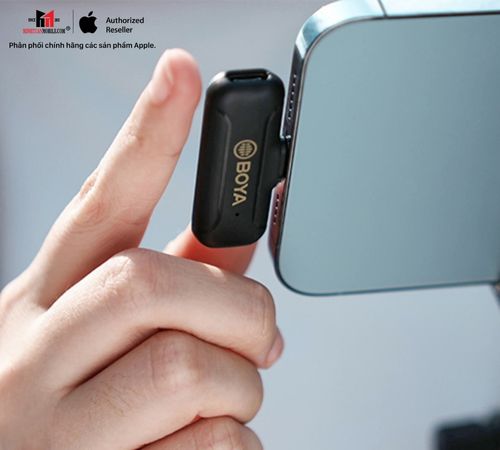 Mirco không dây Boya kết nối qua cổng Lightning BYWM3T2D2