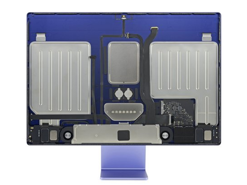Mặt lưng của iMac
