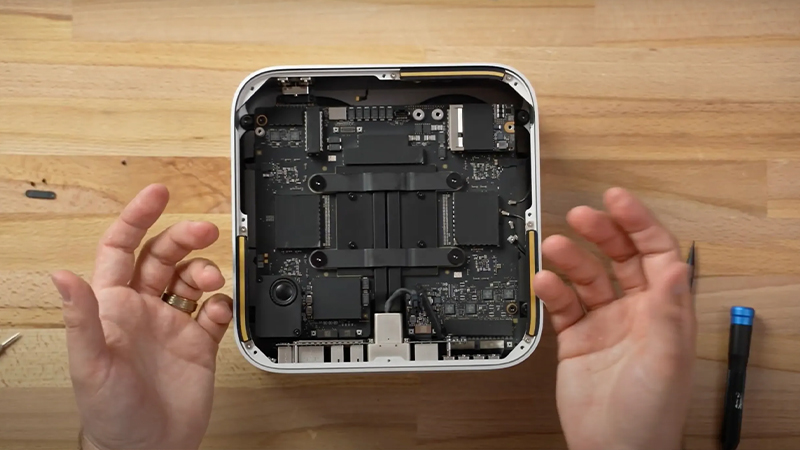 Mổ bụng Mac Studio: bộ nhớ SSD có thể được nâng cấp