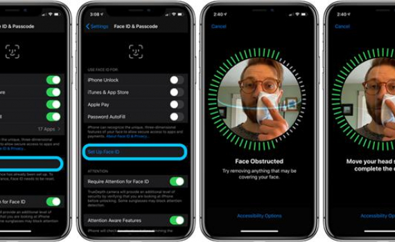 Mẹo mở khóa Face ID dù vẫn đeo khẩu trang - Báo Thái Bình điện tử