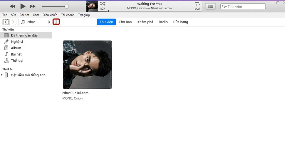 Cách mở khóa iPhone qua iTunes