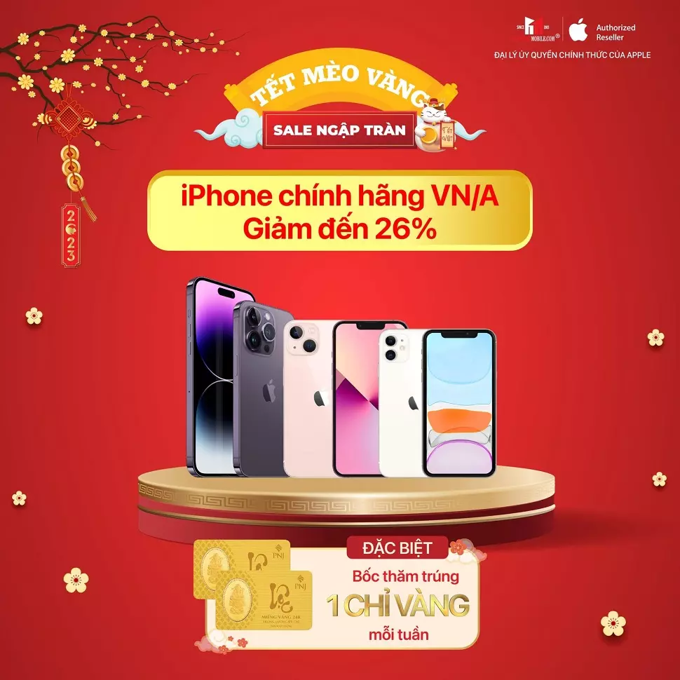 mua iPhone trúng vàng