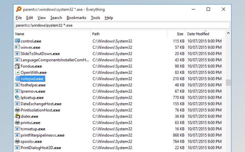Tìm kiếm nhanh trên máy tính bằng ứng dụng Everything
