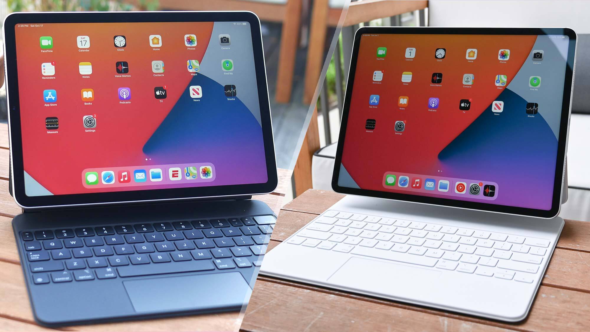 Màn hình iPad Air 2020 vs iPad Pro 2021