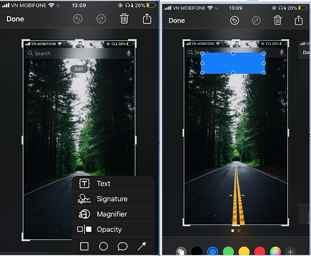 Cách ẩn thông tin trên ảnh trên iPhone